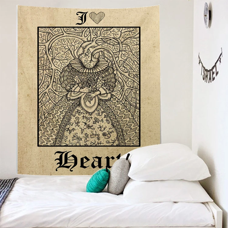 Tarot Star Tapestry Wall Tapestry Wall Hanging Psychedelic Tapestry Celestial Tapestry Decor for Bedroom Living Room tap618