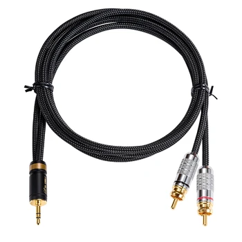 

Fanmusic ZY Cable ZY-403 3.5 Stereo to Dual RCA Signal Cable