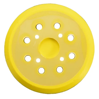 

5 Inch 8 Hole 125mm 4 Nails Hook and Loop Sander Backing Pad Back-up Sanding Pad for Polishing Cleaning Power Tools Accessories