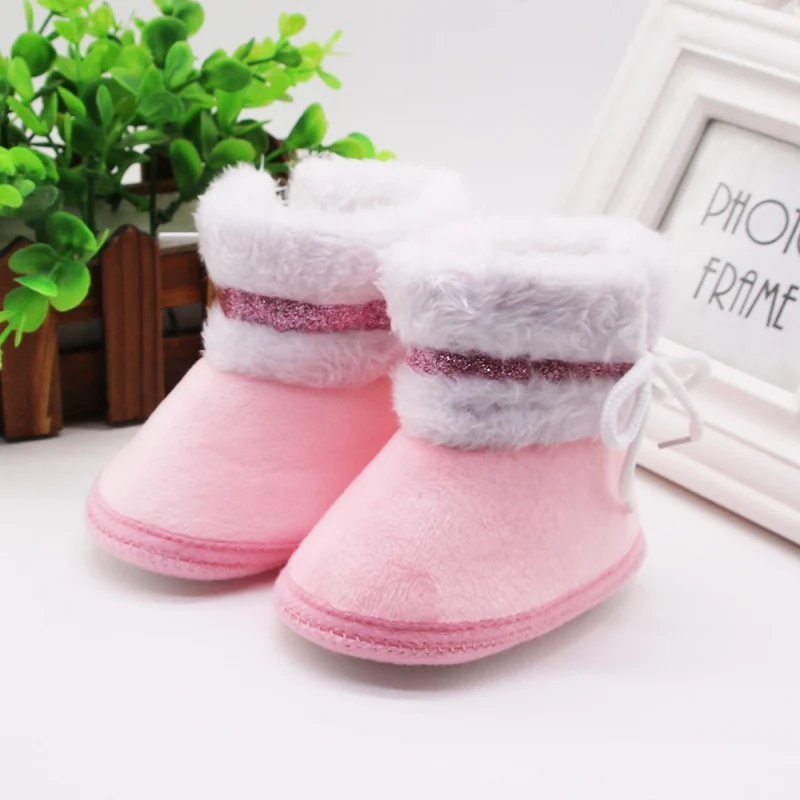 Теплые осенне-зимние детские ботиночки; нескользящие ботинки на мягкой подошве для новорожденных; повседневные ботинки для малышей; обувь для мальчиков и девочек 0-18 месяцев