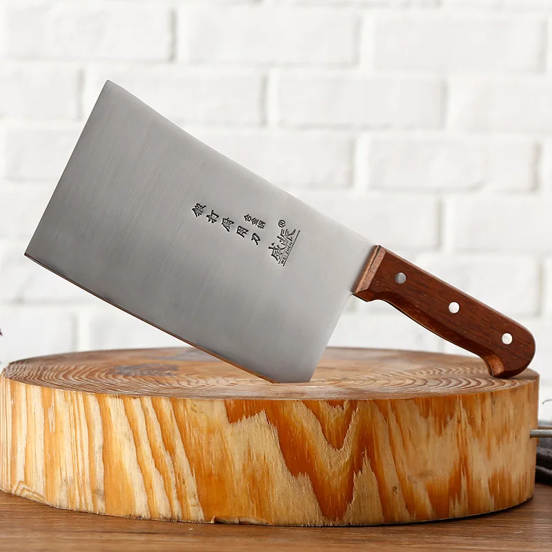

8 inch Stainless Steel Professional Chefs Butcher Knife Vegetable Knives Sharp Slicing Knife Meat Cleaver Kitchen Knife
