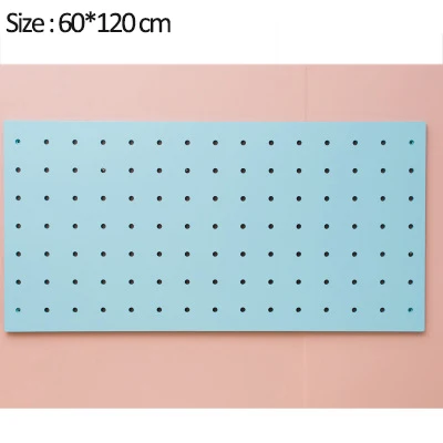60X120 shelf Скандинавская многофункциональная синяя деревянная пластина с отверстием, настенная полка, креативная Бытовая стойка для хранения, Настенный декор, аксессуары для украшения дома - Цвет: 60X120 shelf