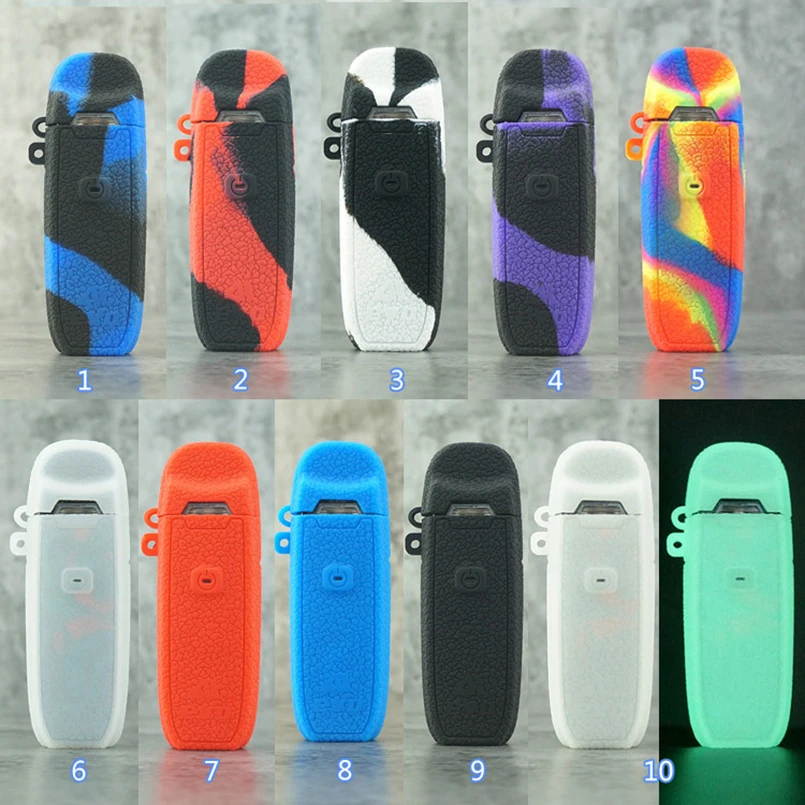 2 шт. чехол с текстурой для IJOY AI EVO Смола Pod Vape комплект стартер 1100 мАч 20 Вт силиконовый чехол для кожи Гелевая пленка