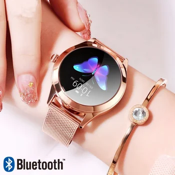 

Smart Watch Women Heart Rate Monitoring IP68 Waterproof Multi-sports Modes Fitness Bracelet Smartwatch for Lady Fashion PK S3 H2