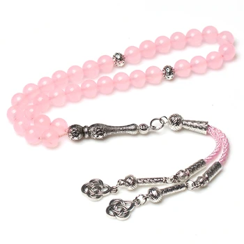

High quality natural powder crystal tasbih beads islamic rosary misbaha