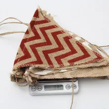 Льняные вымпели для рождественской свадебной вечеринки, Висячие флаги, льняные вымпели, европейские и американские украшения, Висячие флаги