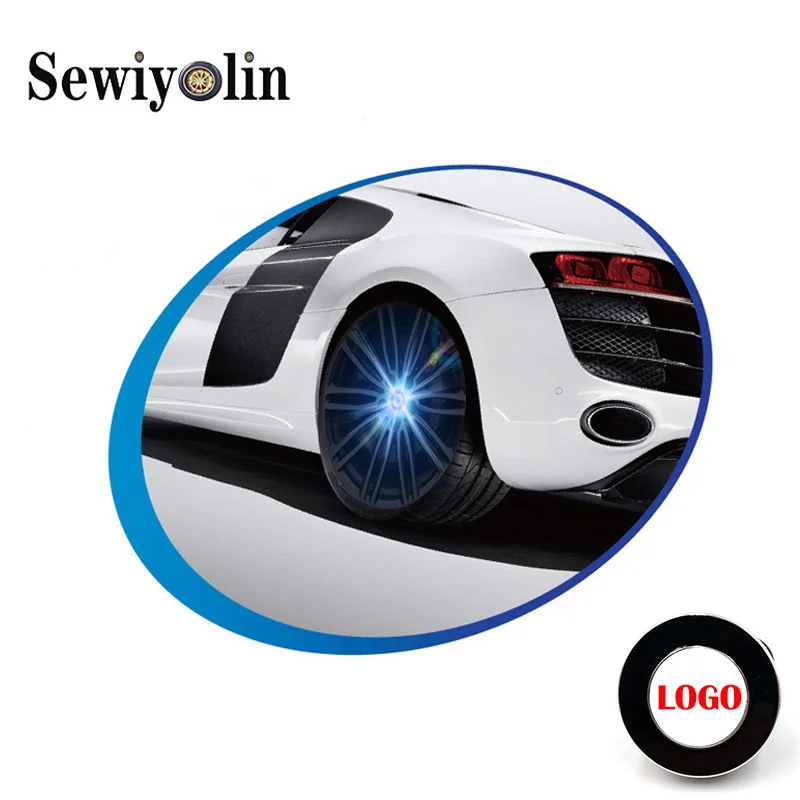 

For BMW 56mm Diameter M Mark Hub Light Car Wheel Caps Light Center Cover Lighting Floating Illumination Center Sticker Pieces