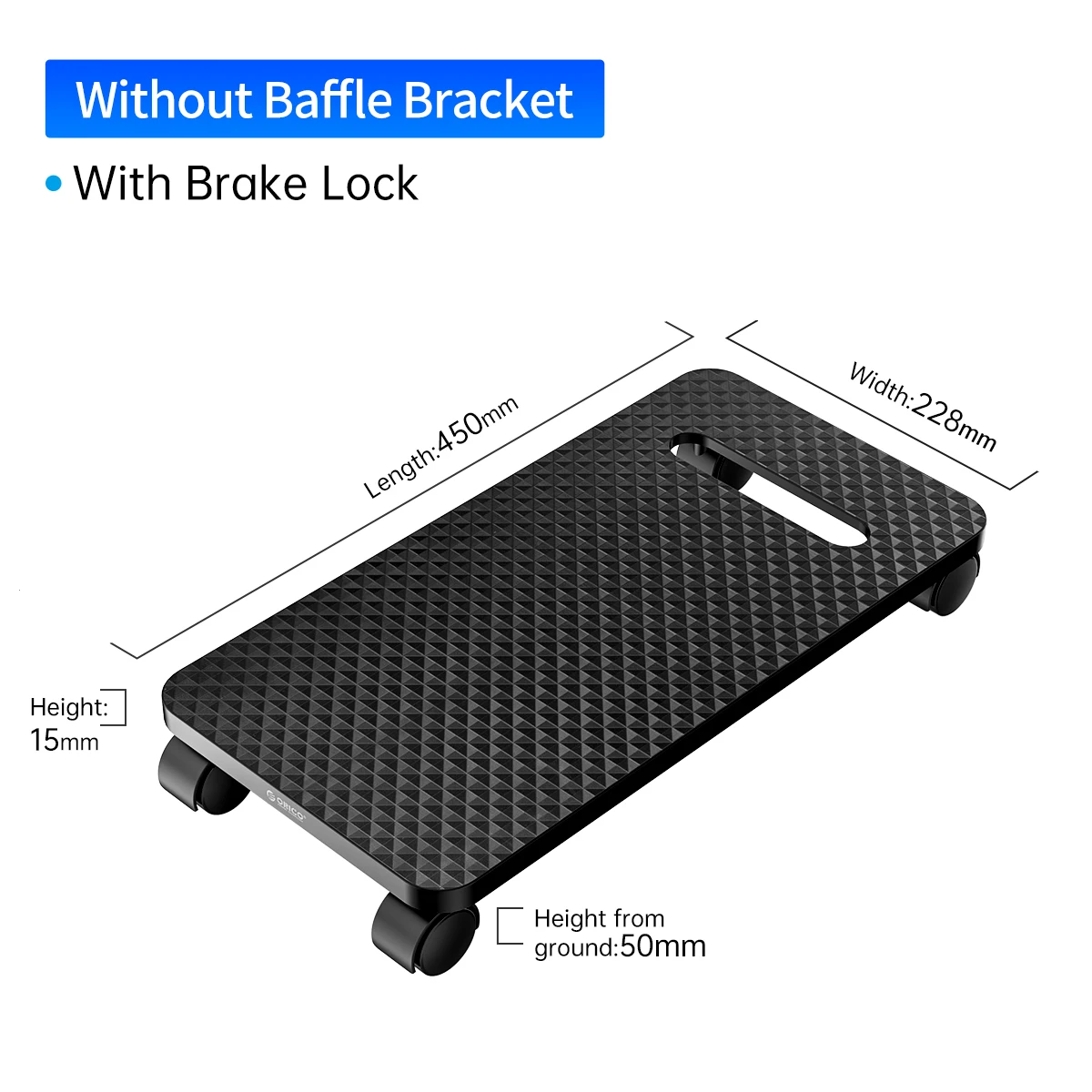 do computador cpu suporte com rodas estável