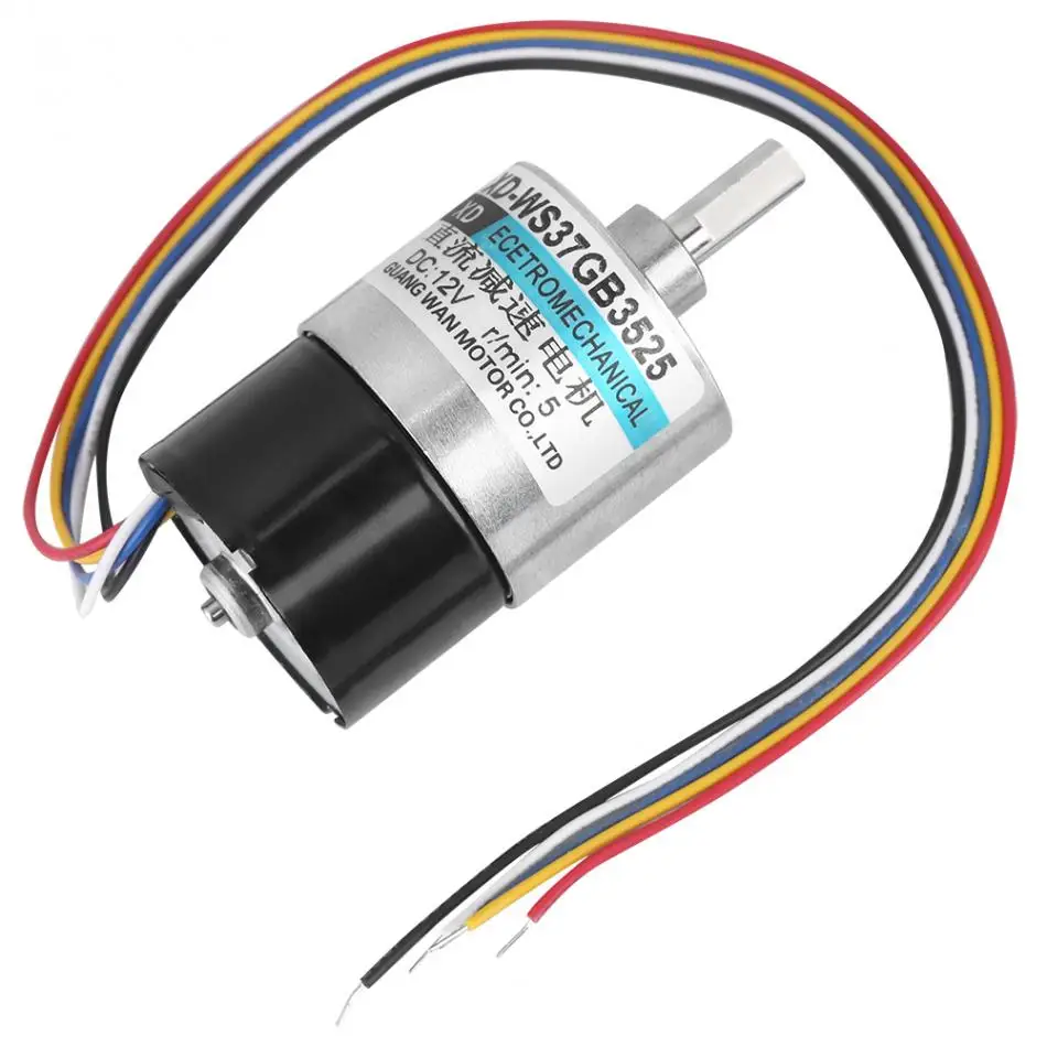 Бесщеточный мотор DC 12V 7W 5 100 об/мин бесщеточный мотор скорости CW/CCW