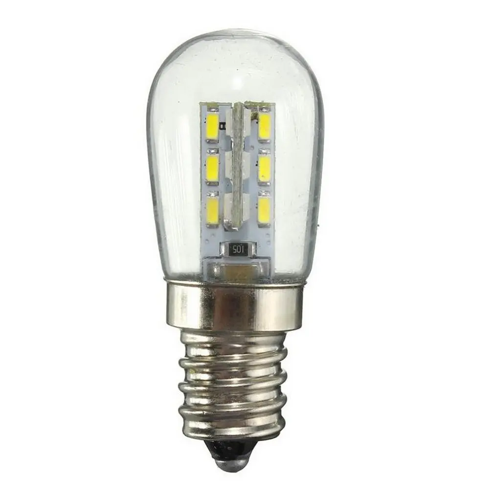 Ac220/ac110vled лампа E12 E14 Smd 24 Led высокая яркость стеклянный абажур Чистый теплый белый светильник для швейной машины Холодильник
