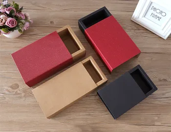 

10pcs High Quality Gift Paper Folding Box DIY Mixed Paper Packaging Box Handmade Wedding Party X-mas Gift Paper Box