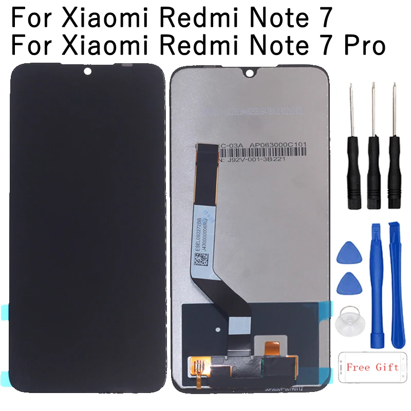 

6.26"original For Xiaomi Redmi Note 7 LCD display touch screen Digitizer Assembly for Redmi Note 7 Pro LCD with frame Repair Kit
