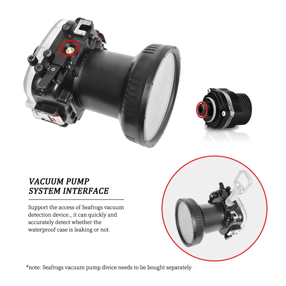 IPX68 Waterproof Housing Cam Case For Fujifilm XT-30 16-55mm