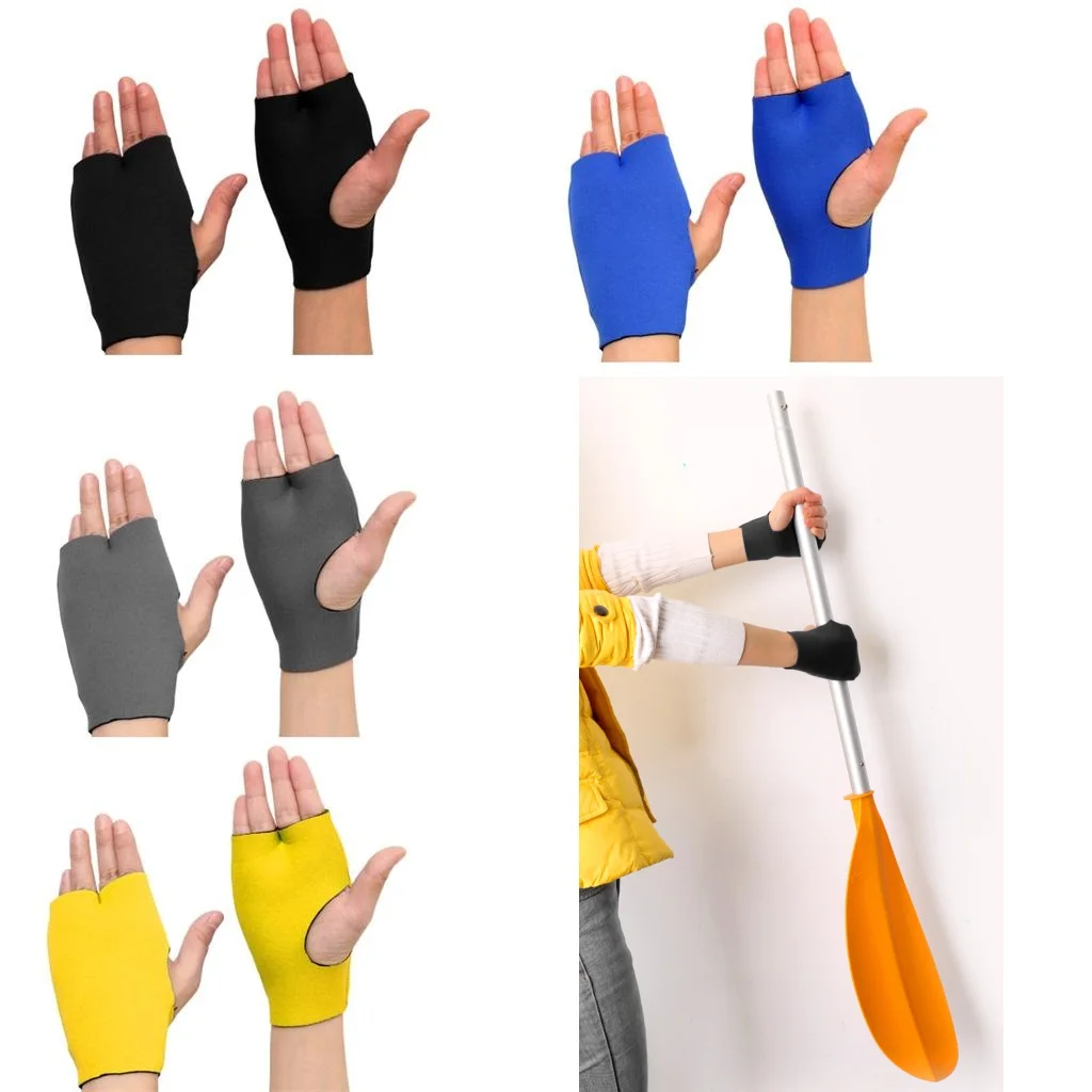 2mm Neoprene Kayaking Palm Protector Gloves Paddling Kayak Canoe Boat SUP Paddle Mitts S M L Kayak Gloves Palm Protector