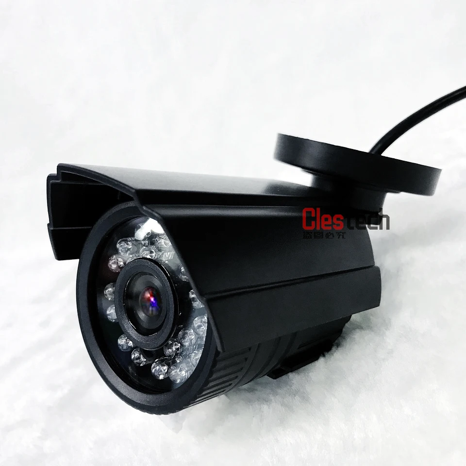 Реальная 1200TVL HD мини Cctv камера Cmos уличная водонепроницаемая IP66 ИК ночного видения аналоговая камера цветной Мониторинг безопасности с кронштейном