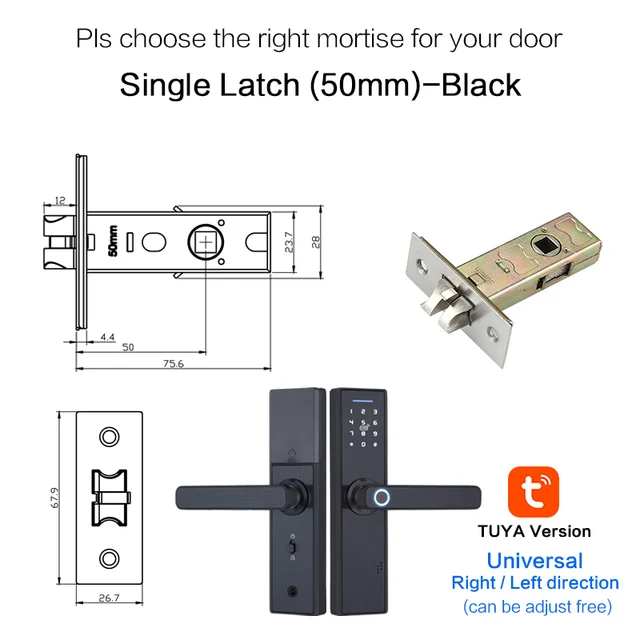 50mm Latch