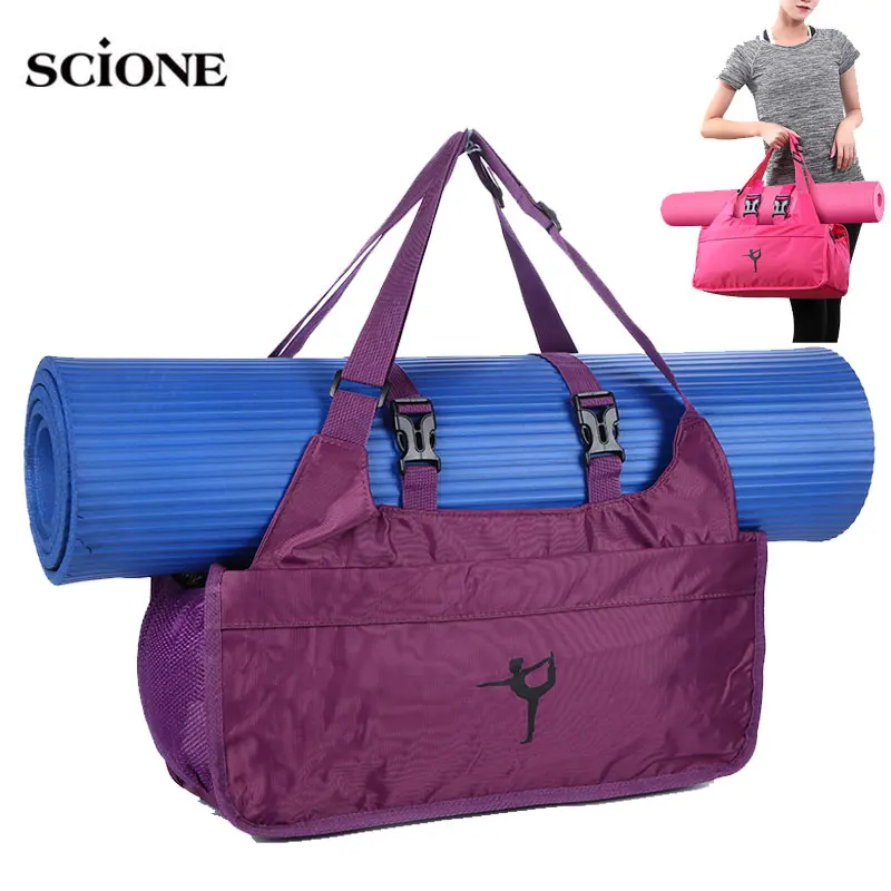 Сумка для коврика йоги сумки тренажерного зала сухая и влажная сумка фитнеса