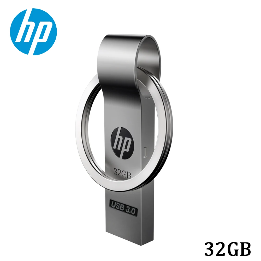 Hp Mini Metal флеш-накопитель USB 3,0, 128 ГБ, 64 ГБ, 32 ГБ, 16 ГБ, флеш-накопитель на ключ, портативная карта памяти, флешка для хранения, флэш-диск