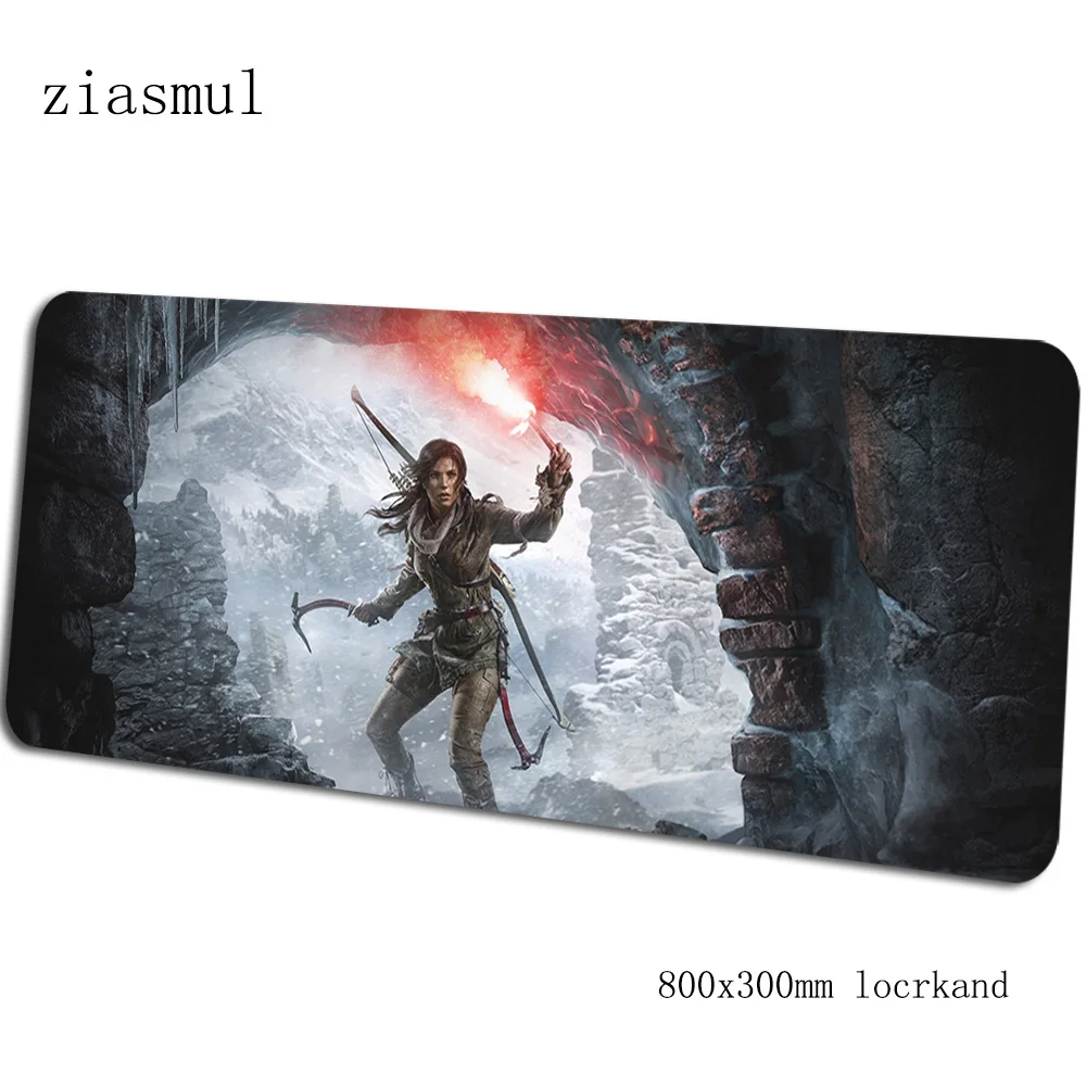 Tomb raider padmouse 80x30 см игровой коврик для мыши Индивидуальный Коврик для мыши геймер компьютерный стол мальчик подарок коврик notbook mousemat pc - Цвет: pattern 9