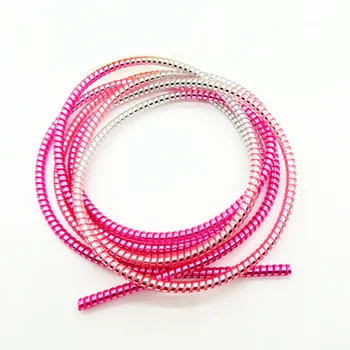 

5pcs Gradient Color Cable Protector 1.4m Data Line Case Rope Spring Cable Organizer Wire Wrapped Cord Earphone Holder Line Fixer