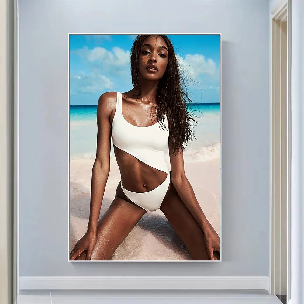 

Silk Cloth Wall Poster Jourdan Dunn Sexy Model Star Art Home Decoration Gift