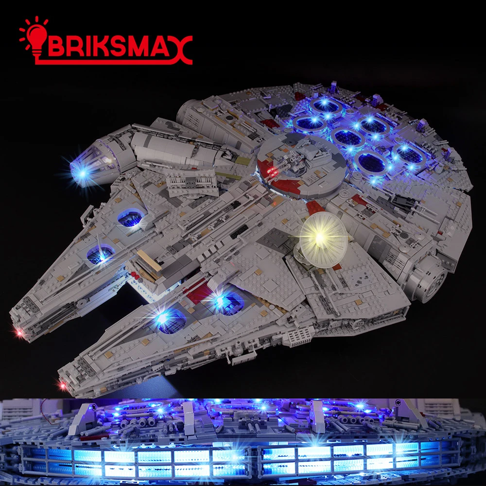 millennium falcon block set