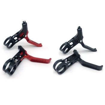 

4 Pcs Ultralight CNC Bicycle Brake Lever for Brompton Folding Bike Brake Cycling Road Bicycle Parts - Red & Black