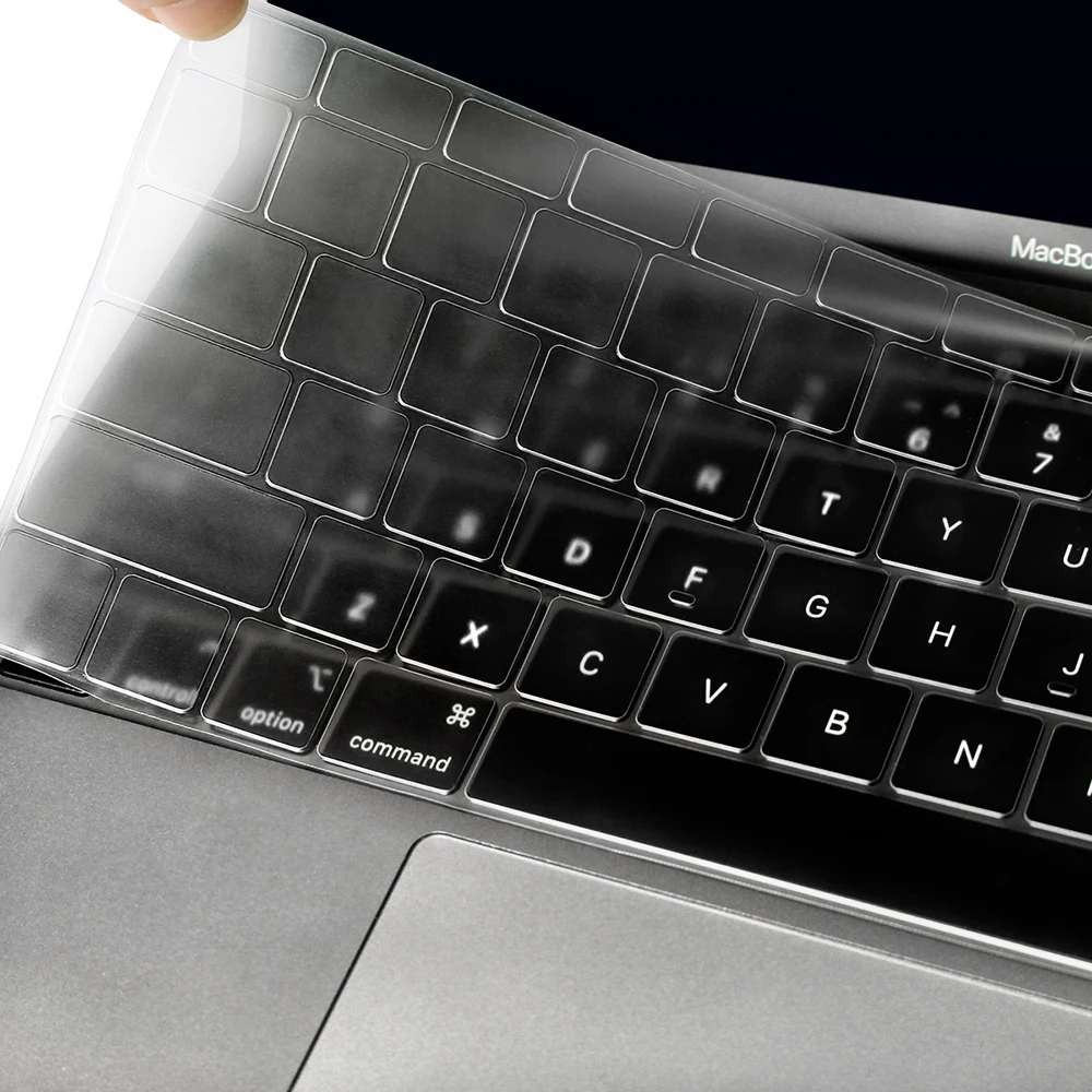 Наклейка с прозрачной клавиатурой для Macbook Pro air 11 12 13 15 16 Touch Bar 2020 A2289 A2141 A2338 A1706 A2179