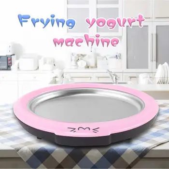 

Hot Sale Ice Maker Wear-resistant Hit Color Ice Cream Maker Fried Yogurt Fruit Dessert Machine Summer Ice Maker w/ Shovels