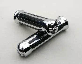 

25mm Charm Skull Pattern Motorcycle Hand Grip Handle Bar For