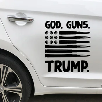 

Car-styling Trump Car Sticker Vinyl Decal For Rearview Mirror Car Head Engine Cover Windows Decoration