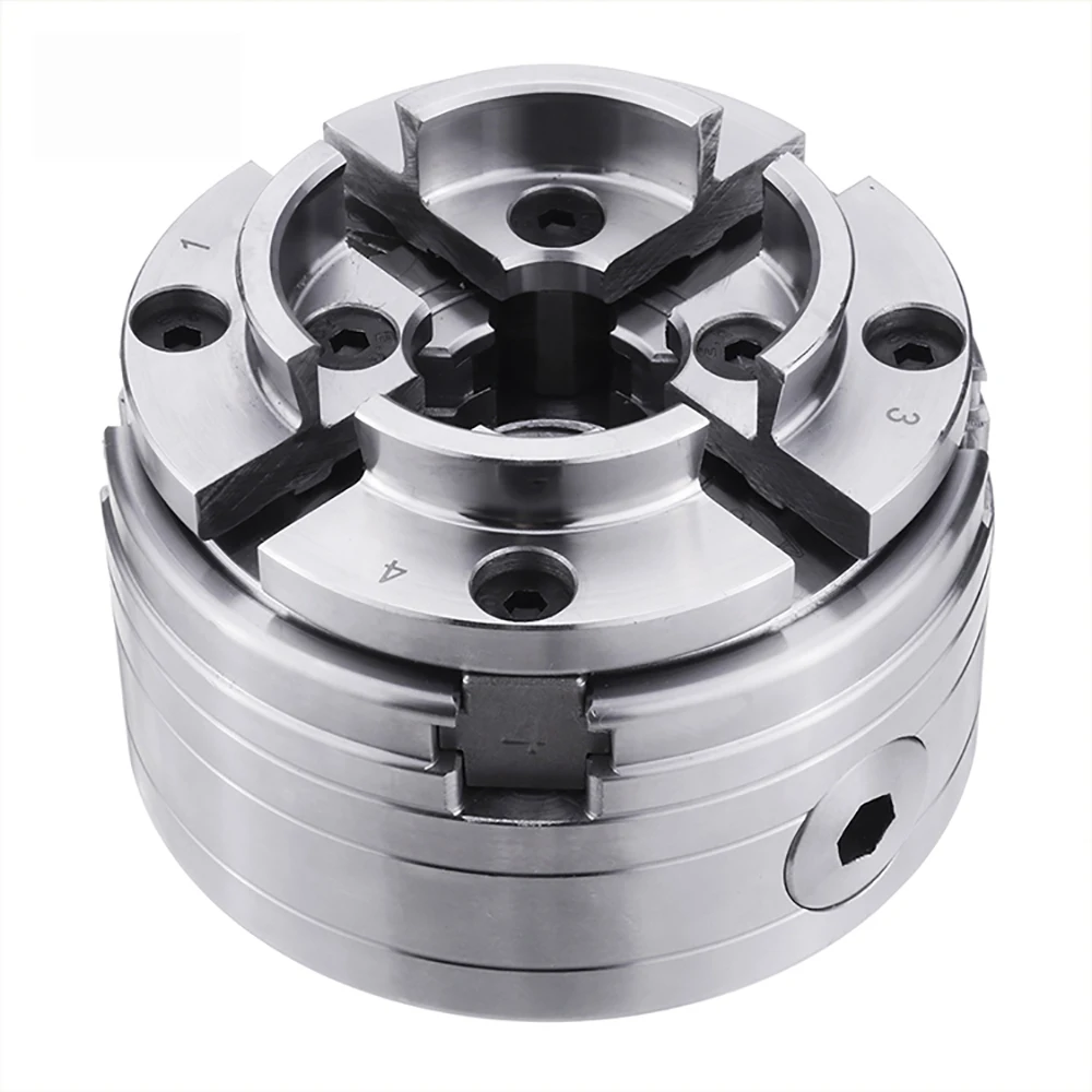 

New Woodworking 4 inch Self-Centering Chuck Lathe Chuck 100MM Wood Turning Chuck Y