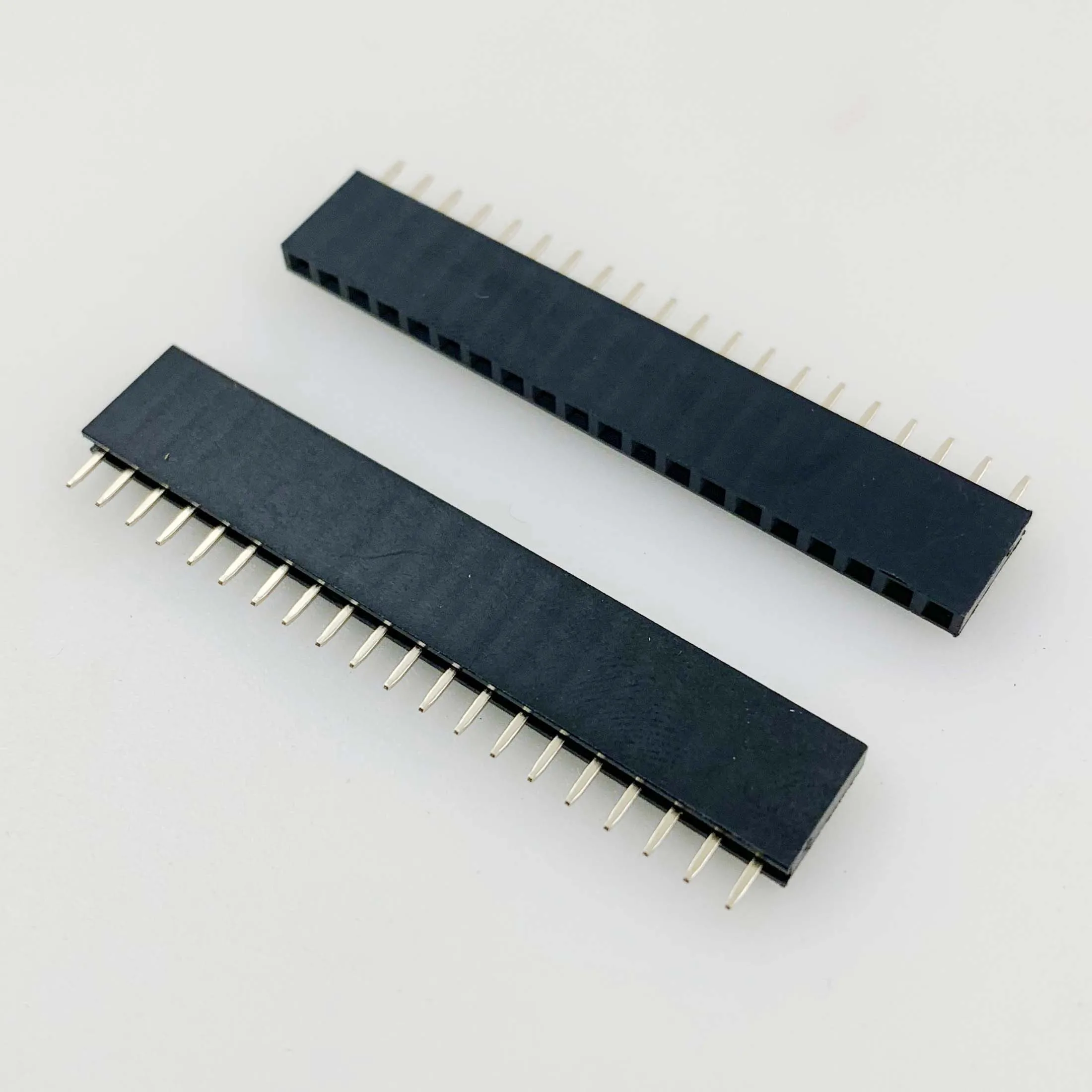 2,54 мм Шаг 1X20P 1*20P 20Pin Raspberry Pi arduino разъем для ЖК дисплея разъем Однорядный прямой клемма женского типа позолоченный 1Au