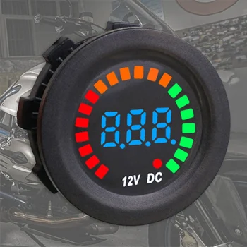 

Universal Modified Battery Voltmeter Car Motorcycle Panel Digital Voltage Meter Battery Capacity Display Voltmeter