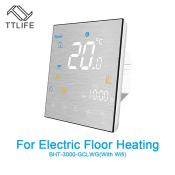 

New Wifi Smart Thermostat Control for Water/Electric Floor Heating Gas Boiler Temperature Controller Works for Alexa Google Home