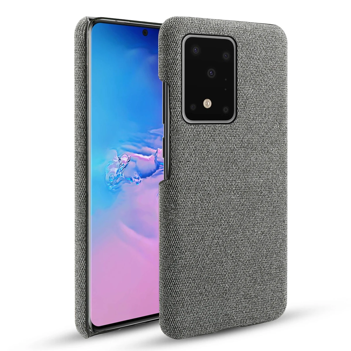 Для Samsung Galaxy S20 Ультра чехол Мягкая матовая ткань Тонкий Жесткий ПК задняя крышка