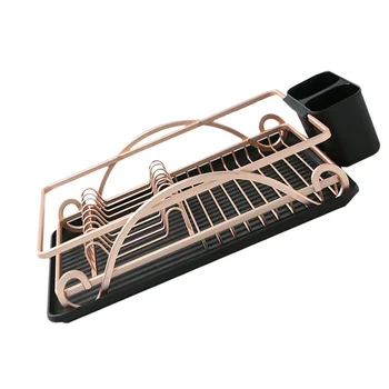 

1 Set Tableware Drying Rack Chopsticks Spoon Holder for Household Golden