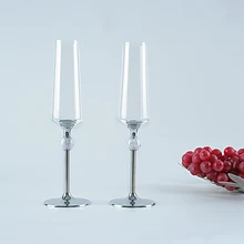 Свадебные туфли с украшением в виде кристаллов Шампанское Винные бокалы, чашка бокалы Кубок для питья вечерние праздник юбилей подарки