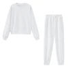 milk white pants set