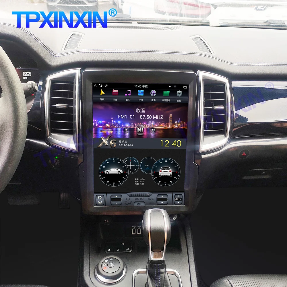 Carplay DSP Android 9 0 4 Гб + 128 ГБ Tesla экран для Ford Everest Ranger 2018-2020 мультимедийный плеер Авто