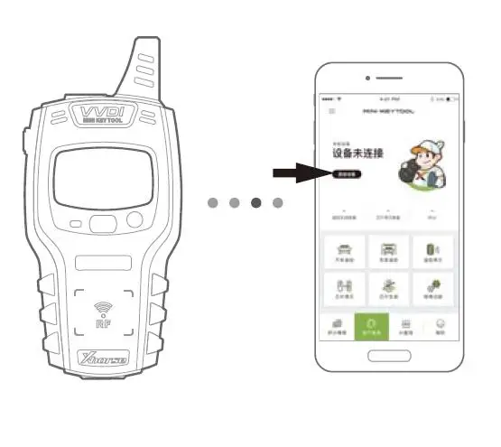 Xhorse VVDI мини ключ инструмент удаленный ключ программист Поддержка IOS и Android глобальная версия