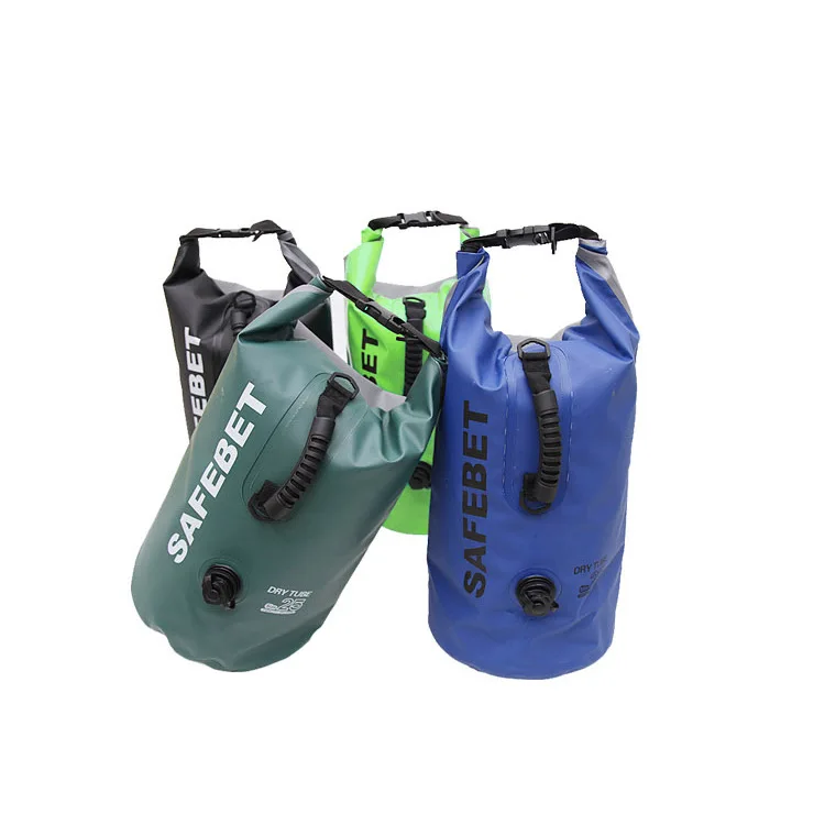 Waterproof Bucket Bag Swimming Rafting Beach Camping Casual Belt Hand Waterproof Bag Customizable PVC New Style