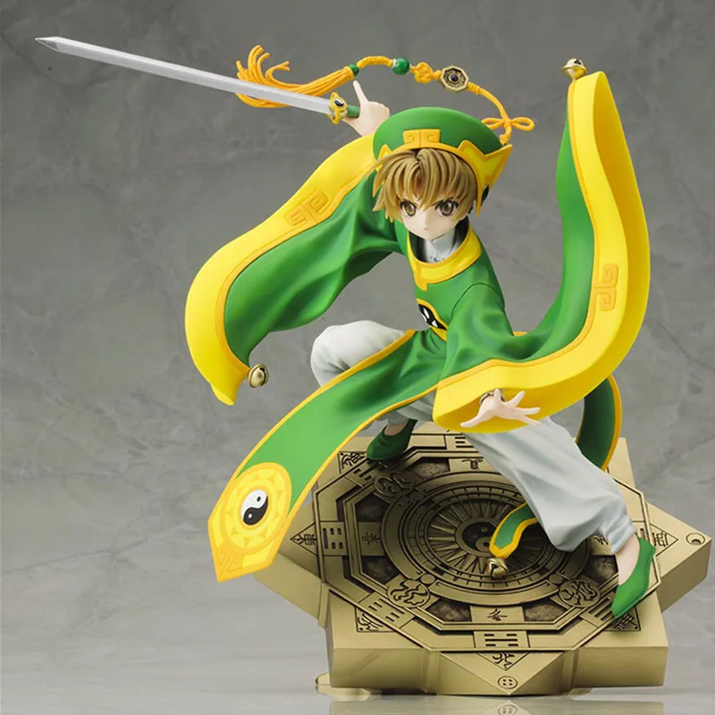 

Card Captor Sakura Leading Actor Li Syaoran Card Paper GK Statue PVC Action Figure Collection Model Toy A75