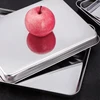 1 Pc Stainless Steel Storage Trays Steamed Sausage Dish Rectangle Fruit Bread Cookie Pans Multi-Function Kitchen Baking Plate 4