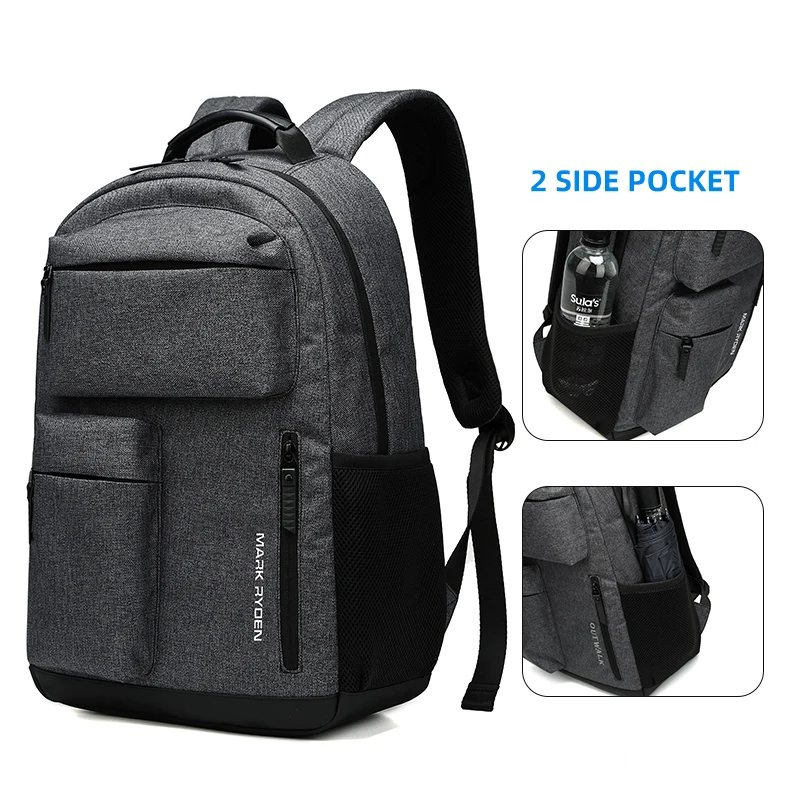 Mark Ryden Man Backpack Multifunction 15.6 inches Laptop Backpacks Male Large Capacity Student Bags School