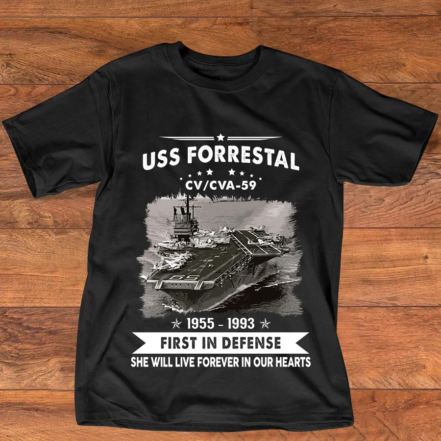 Uss forrestal t shirt Clearance