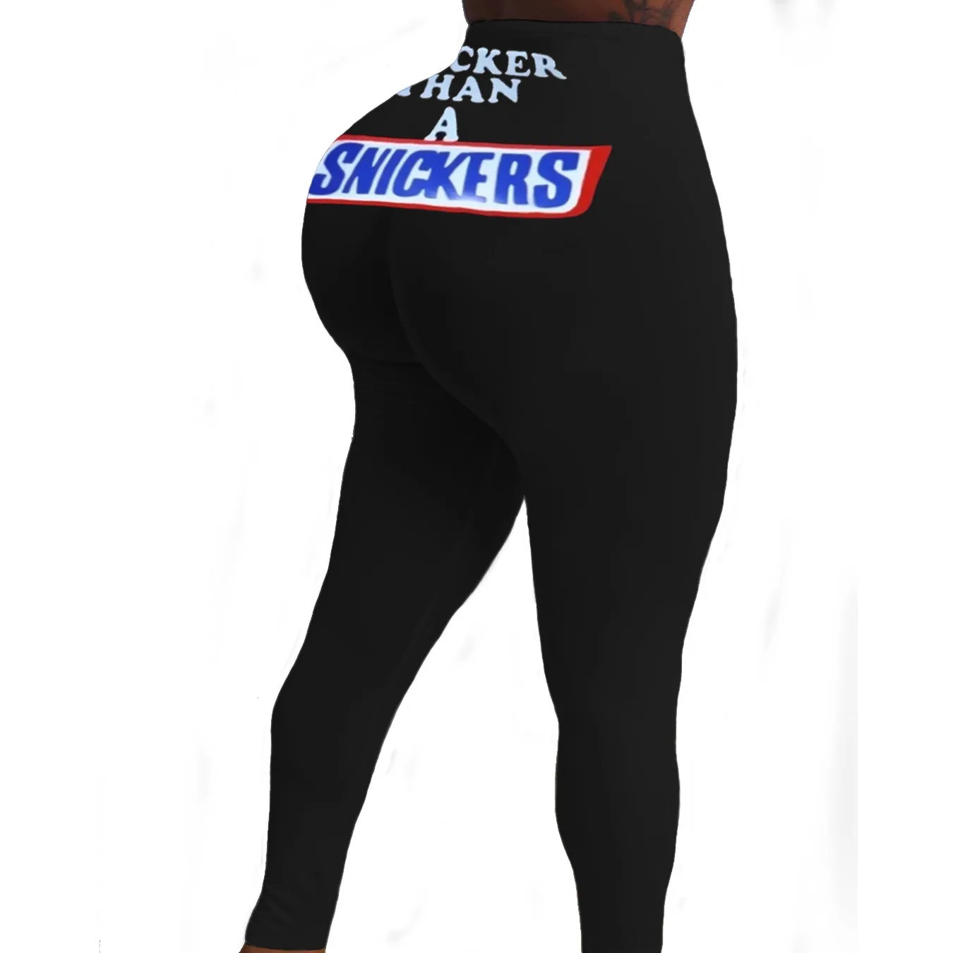 hjerte Regelmæssigt Uskyldig Women's sexy high waist leggings plus size trousers Snickers KitKat printed  sweatpants American clothing sports fitness pants - AliExpress