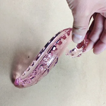 Huge Crystal Glass Dildos G-spot Stimulation For Women Masturmating Sex Product 5