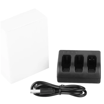 

220MAh AHDBT-501Battery and Three Port Battery Charger for Hero 5 6 7 Black Go Pro Hero 7 Action Camera Accessory