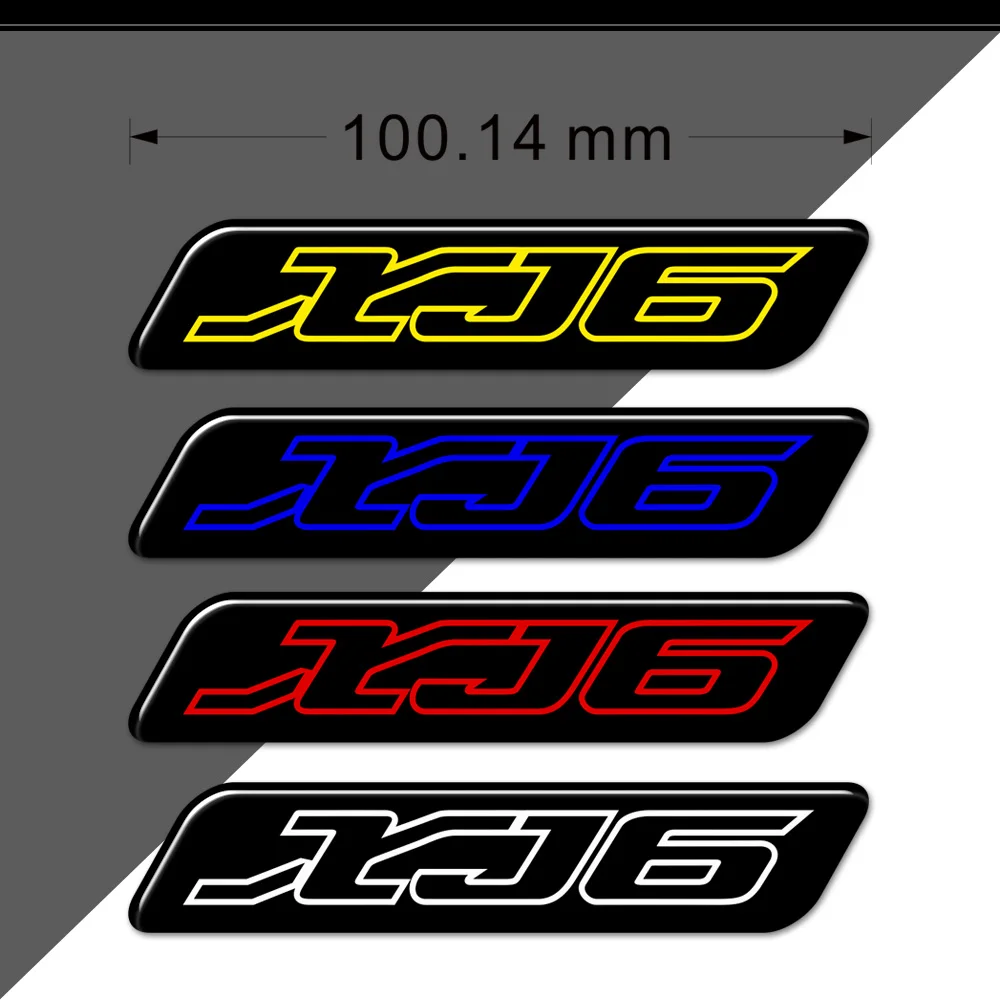 Motorcycle Tank Pad For Yamaha XJ6 Tankpad Protective Fish Bone Stickers Emblem Badge Logo